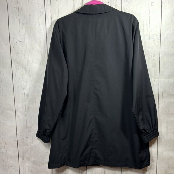 Vintage L.L. Bean Womens Black Utility Field Jacket Size L Outdoor Quiet Luxury - Picture 14 of 16